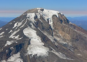 Mount Adams with the Mazama Glacier (front center)