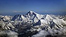 Vue aérienne de l’Everest.