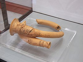 Trompa de arcilla. Museo Numantino de Soria