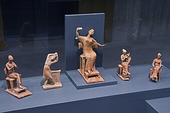 Figurillas de músicos del siglo IV a. C.