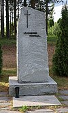 Muualle haudattujen muistomerkki Mäntän hautausmaa.jpg