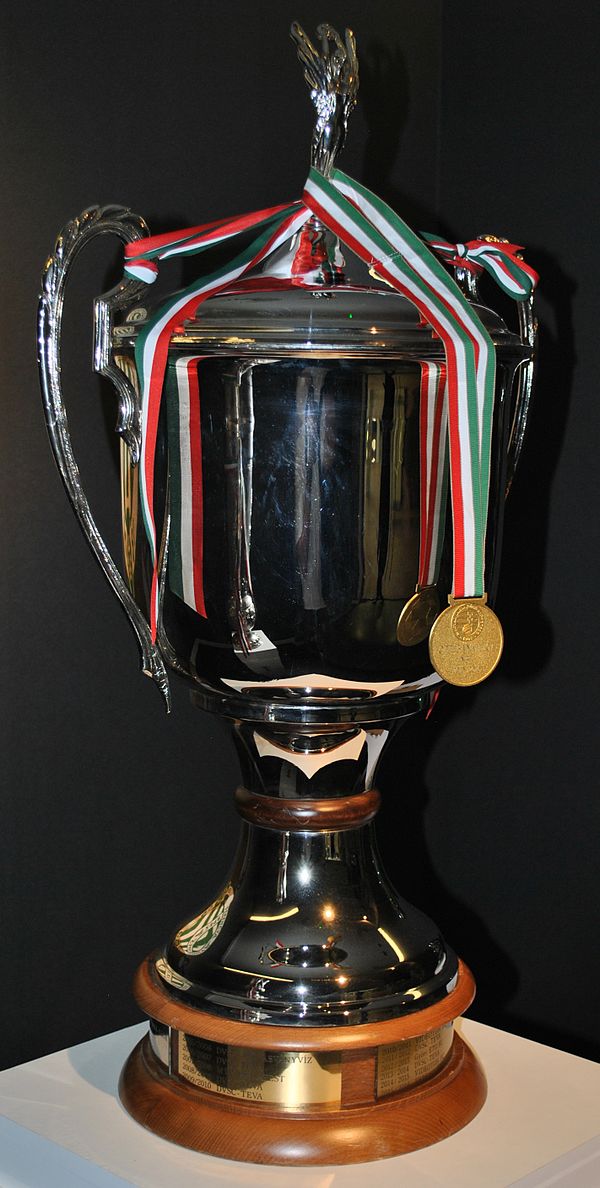 The trophy of the Nemzeti Bajnokság