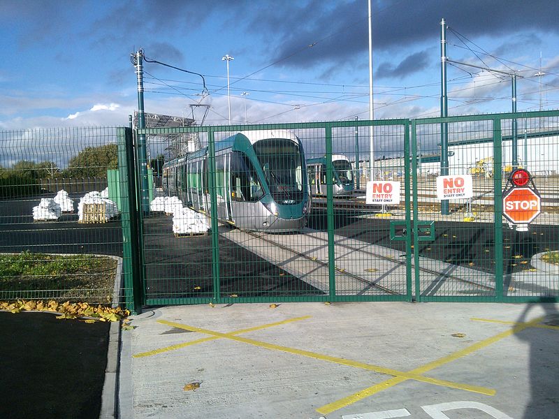 File:NET Citadis 302 trams at Wilkinson Street depot.jpg