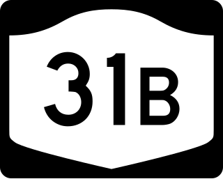 <span class="mw-page-title-main">New York State Route 31B</span> A state highway in central New York in the United States