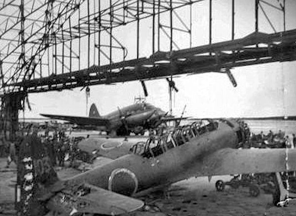 Nakajima C6N-1 reconnaissance aircraft of the 121st Kokutai after being captured on Tinian, July 1944
