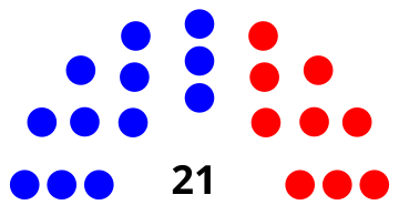 Nevada State Senate 2021.svg