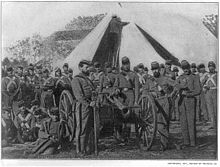 The 7th New York Militia Regiment in Washington, D.C. in April 1861 New York Seventh 1861.jpg