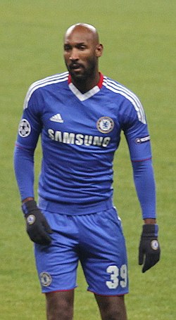 Anelka a Chelsea játékosaként 2010-ben