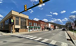 North Main Street in downtown Port Allegany, as seen in April 2022