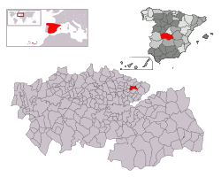 Numancia de拉Sagra佇省內的範圍 ê uī-tì