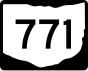 State Route 771 маркер