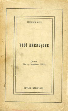 Lâle ve Muammer Obuz'un Yedi Kardeşler çevirisinin kapağı