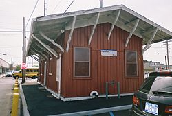 Hewlett Station is the only surviving former SSRRLI depot. Old Hewlett Station.jpg