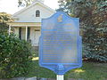 .. and a historical marker.