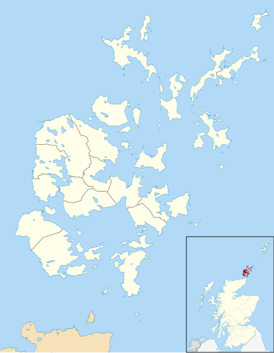 Harta parohiilor din Insulele Orkney (gol) .svg