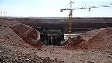 Construction of Shaft #2 at the Oyu Tolgoi project in the South Gobi Desert Oyu Tolgoi 22.JPG