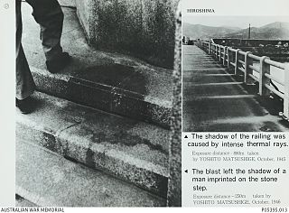 <span class="mw-page-title-main">Human Shadow Etched in Stone</span> Exhibition at the Hiroshima Peace Memorial Museum