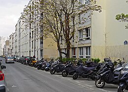 A Rue Jonquoy cikk szemléltető képe