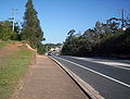The Pacific Highway as it enters Woolgoolga from the north