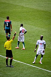 Sadio Mané (n°10) lors du quart-de-finale des Jeux Olympiques 2012 contre le Mexique.