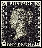 Penny Black. 1840