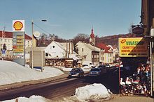 Hauptstraße im oberen Ortsteil