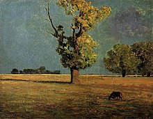 Odilon RedonPaesaggio di Peyrelebade, 1868, olio su telaParigi, Museo d'Orsay