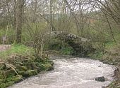 Die historische Pfarrbrücke in Untersteinbach