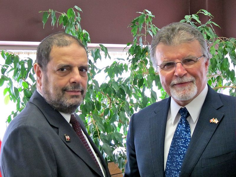 File:Phil Chicola with Yukon Premier Dennis Fentie.jpg