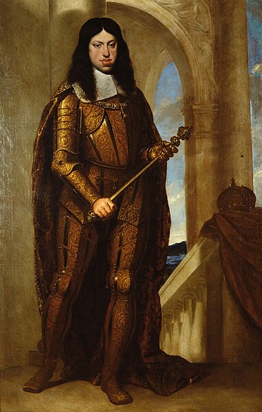 File:Pietro Liberi or Guido Cagnacci (attr.) - Emperor Leopold I in coronation armor.jpg