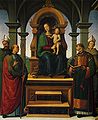 『デチェンヴィリ祭壇画』(1495-1496年頃)、ペルジーノ