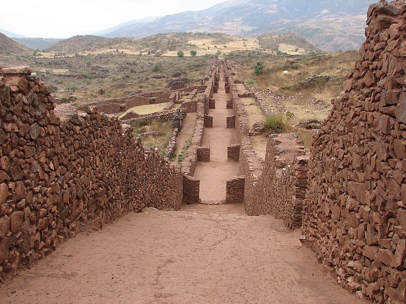 File:Piquillacta Archaeological site - street.jpg