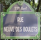 Plaque Rue Neuve Boulets - Paris XI (FR75) - 2021-06-20 - 1.jpg