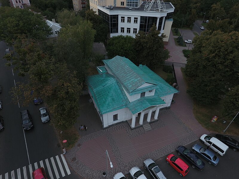 File:Poltava Space Museum - Former Firefighting Squad Building - Aerial view - 4.jpg