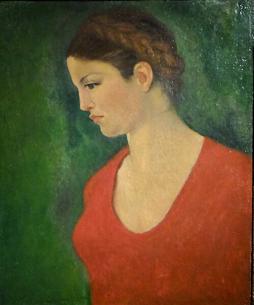 File:Portrait de Dina, 1940, Aristide Maillol, huile sur toile (2).jpg