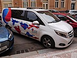 Praha - Vinohrady, Římská, auto Europ Assistance