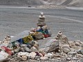 Praying flags at Tibet Expedition start place to Everest , Tibet - panoramio.jpg