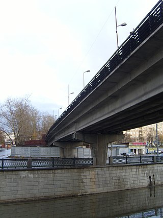 <span class="mw-page-title-main">Preobrazhensky Metro Bridge</span> Bridge in Moscow, Russia