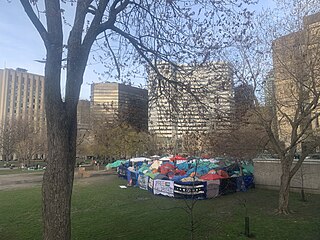 <span class="mw-page-title-main">McGill University pro-Palestinian encampment</span> Ongoing occupation protest in Quebec, Canada