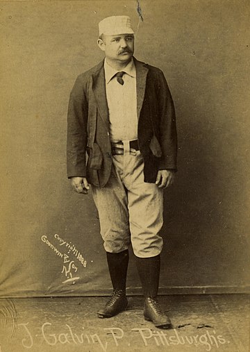 Pud Galvin accrued over 6000 innings pitched during his major-league career.