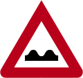 Uneven road