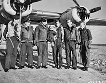 224 Squadron Liberator crew at RAF St Eval after sinking two U-boats on a single sortie, June 1944