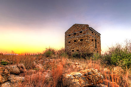 The blockhouse in Vereeniging built by the British during the Second Boer War.