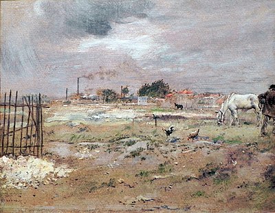 Jean-François Raffaëlli, Outskirts of Paris, 1880s