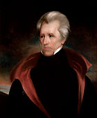 Retrato de Andrew Jackson.