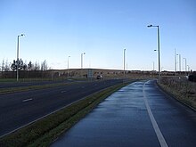 The main road in Ravenscraig Ravenscraig link road.jpg