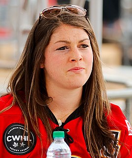 Rebecca Johnston Canadian ice hockey player
