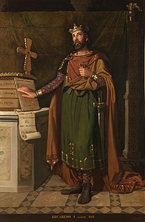 <span class="mw-page-title-main">Reccared I</span> Visigothic King