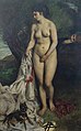 『浴女とグリフォンテリア』1870年。油彩、キャンバス、184 × 115 cm。サンパウロ美術館[56]。1870年サロン入選。