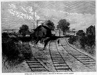 <span class="mw-page-title-main">Great Revere train wreck of 1871</span> 1871 railroad accident in Massachusetts